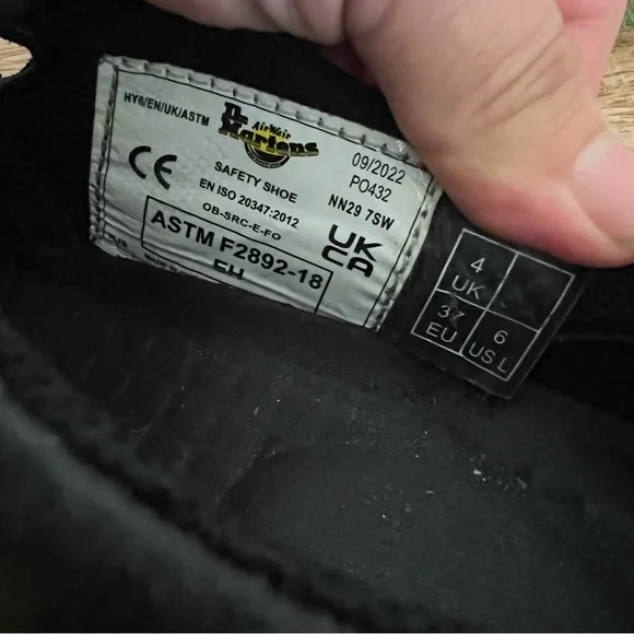 Dr. Martens Black Mary Jane Shoes - Picture 8 of 13